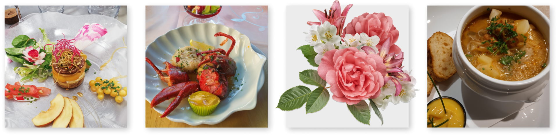 La carte - L'Auberge Fleurie - restaurant BIEF - auberge fleurie bief menus - restaurant maîche et alentours - traiteur pont de roide